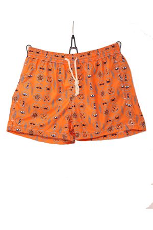 Costume da uomo con fantasia marina Aram Capri | ABCM721ARANCIONE